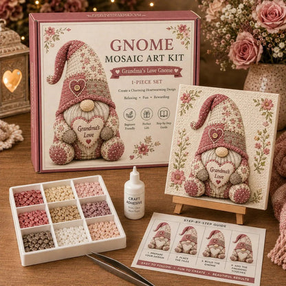 🔥HOT SALE 49% OFF -  🌸Gnome Mosaic Art Kit – Create Your Own Charming Handmade Masterpiece
