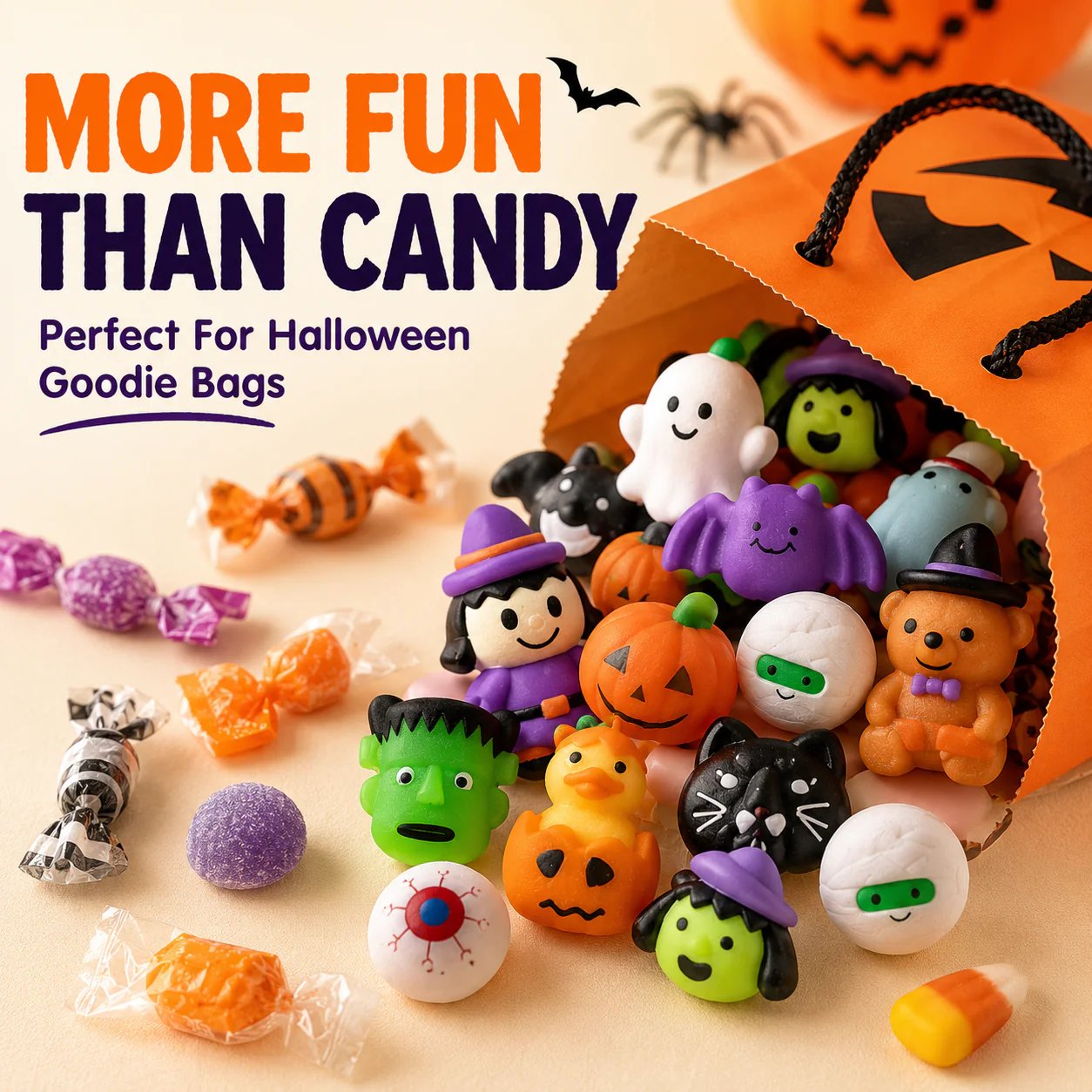 🔥Last Day 50% OFF - 🎃 30PCS Halloween Mochi Squishy Toys