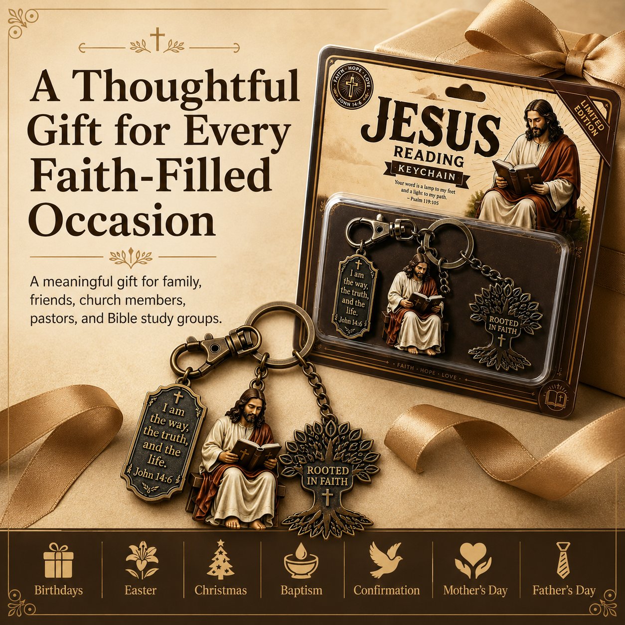 🔥Hot Sale - 49% OFF🎉Reading Keychain