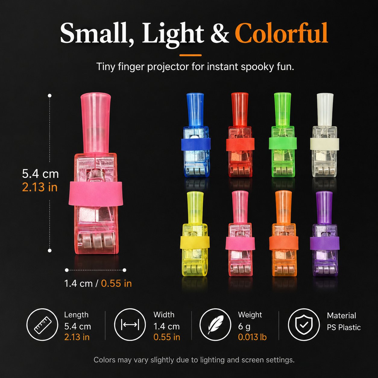 🎉🎃 Halloween Finger Projector Lights – Mini Pattern Projector