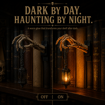 💀Skeleton Hand Lantern Shelf Light™