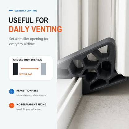 🥳2026 HOT SALE🥳💞50K+ SOLD! 🚪✨Secure Track Door Stop-🚪 Less Slamming