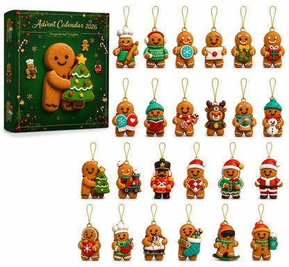 🔥LAST DAY 49% OFF - 🎄 2026 Gingerbread Advent Calendar