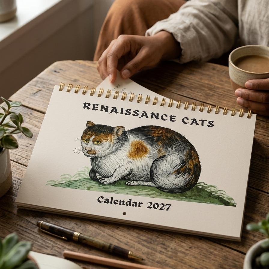 Ugly Cats In Renaissance Paintings 2027 Calendar