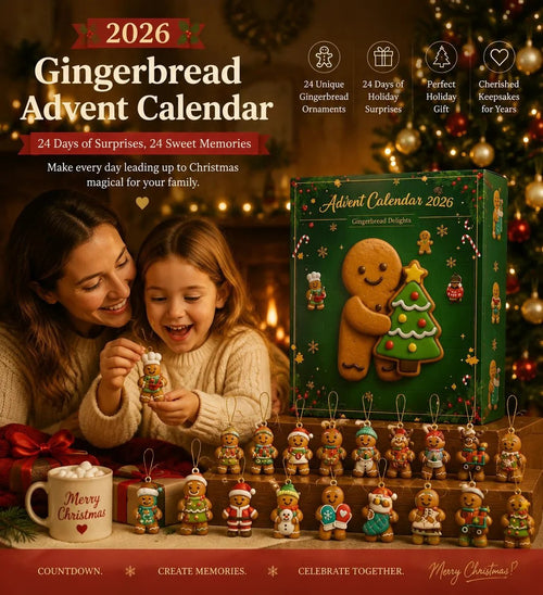 🔥LAST DAY 49% OFF - 🎄 2026 Gingerbread Advent Calendar