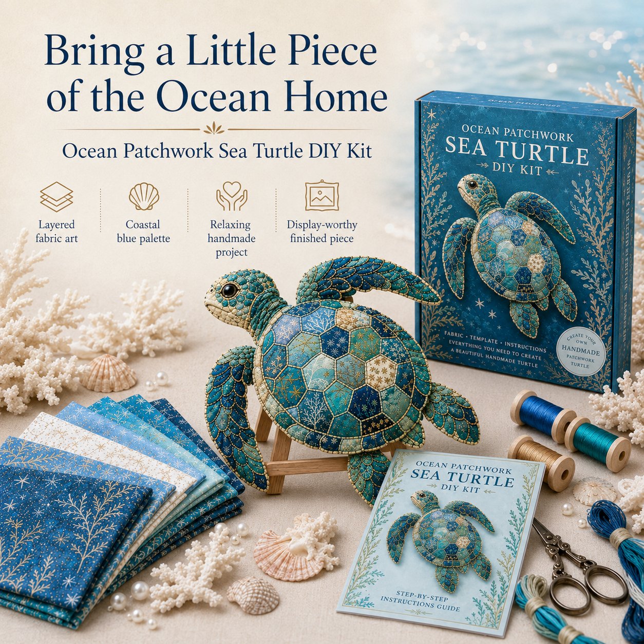 🔥LAST DAY 50% OFF - 🌊Ocean Patchwork DIY Kit