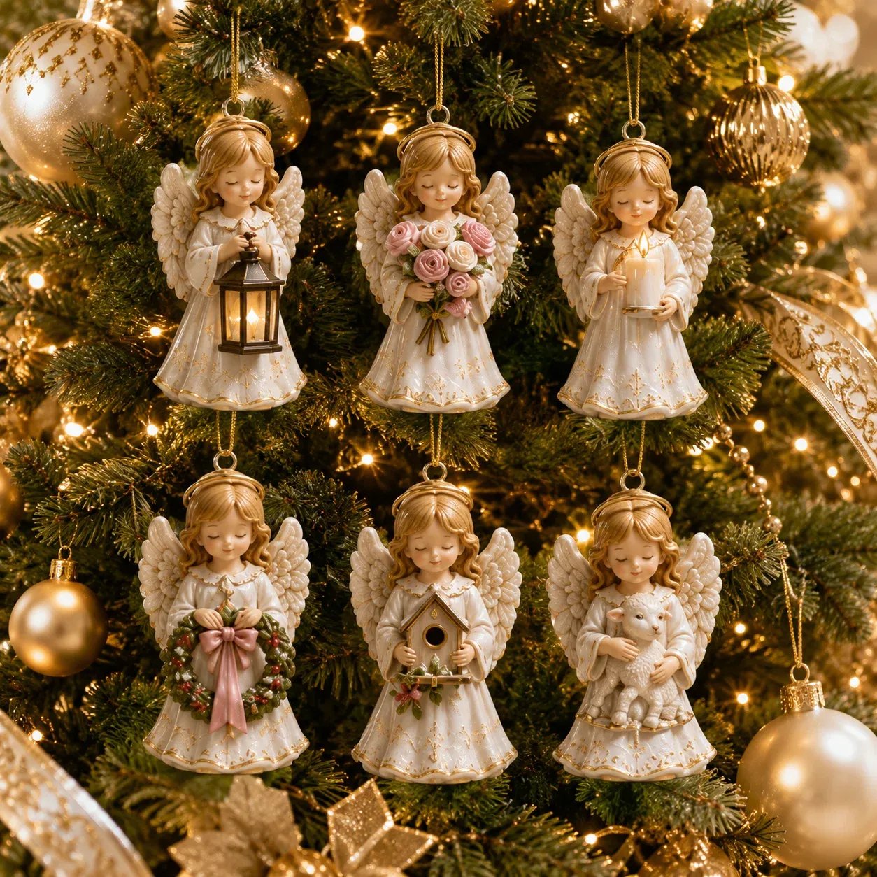 🔥HOT SALE🔥⏳ Last Day 49% OFF – 👼 24-Day Angel Christmas Advent Calendar | 24 Unique Faith-Inspired Angel Ornaments with Hanging Loops for Daily Advent Surprises & Tree Display 🎄✨