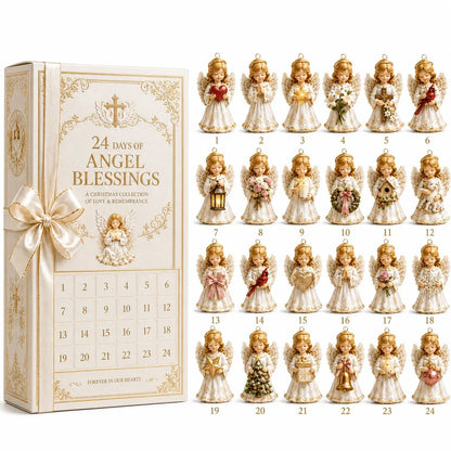 🔥HOT SALE🔥⏳ Last Day 49% OFF – 👼 24-Day Angel Christmas Advent Calendar | 24 Unique Faith-Inspired Angel Ornaments with Hanging Loops for Daily Advent Surprises & Tree Display 🎄✨