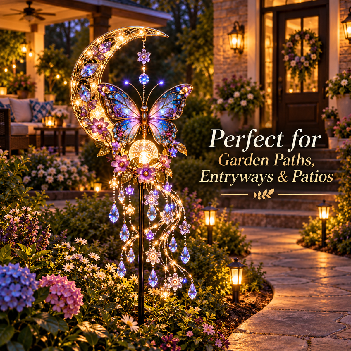 🦋Butterfly Moonlight Cascade™ A Little Moonlight Magic for Your Garden🌺