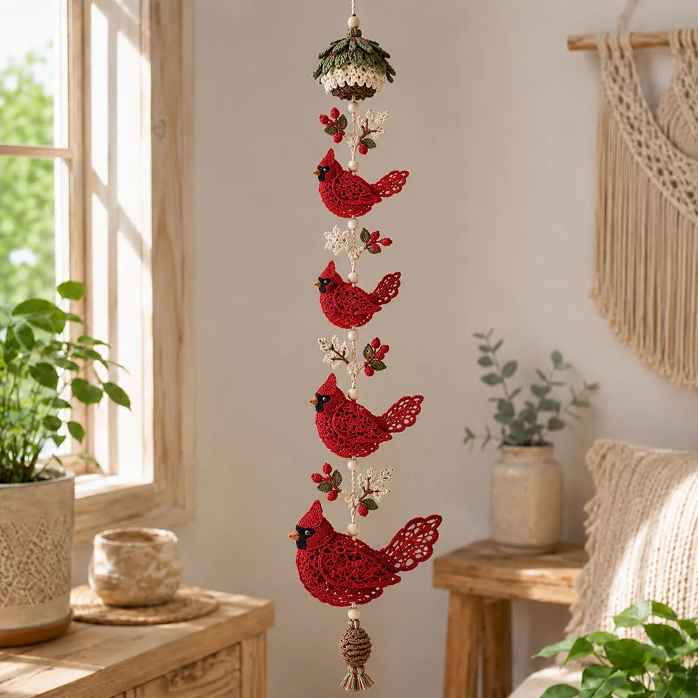 🔥Hot Sale - 50% OFF🔥🐦Hummingbird Garden Cascade DIY Crochet Kit🦋