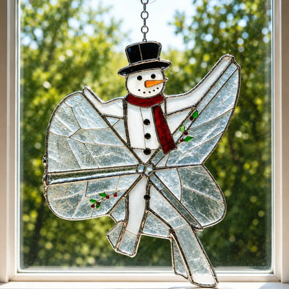 🎄Beginner-Friendly 3D Christmas Iridescent Suncatcher DIY Kit | Complete Kit with Glass-Style Panels, Metal Frames, Hanging Chain, Tools & Step-by-Step Guide Included 💕