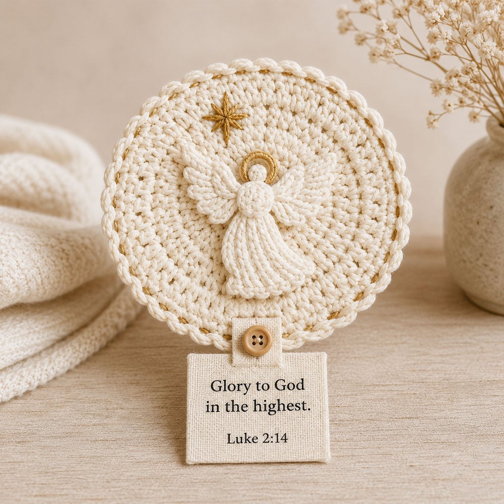 🔥LAST DAY 49% OFF - 🧶Nativity Crochet Coaster DIY Kit