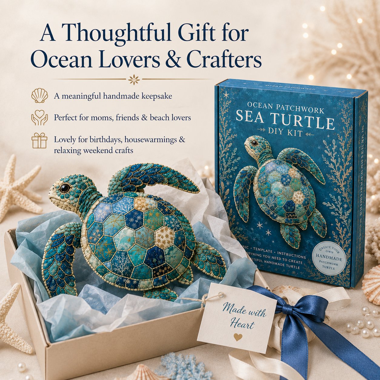 🔥LAST DAY 50% OFF - 🌊Ocean Patchwork DIY Kit