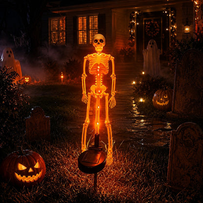 💀 Last Day 50% OFF – Solar Skull Garden Lights with Eerie Color-Changing Glow 🎃