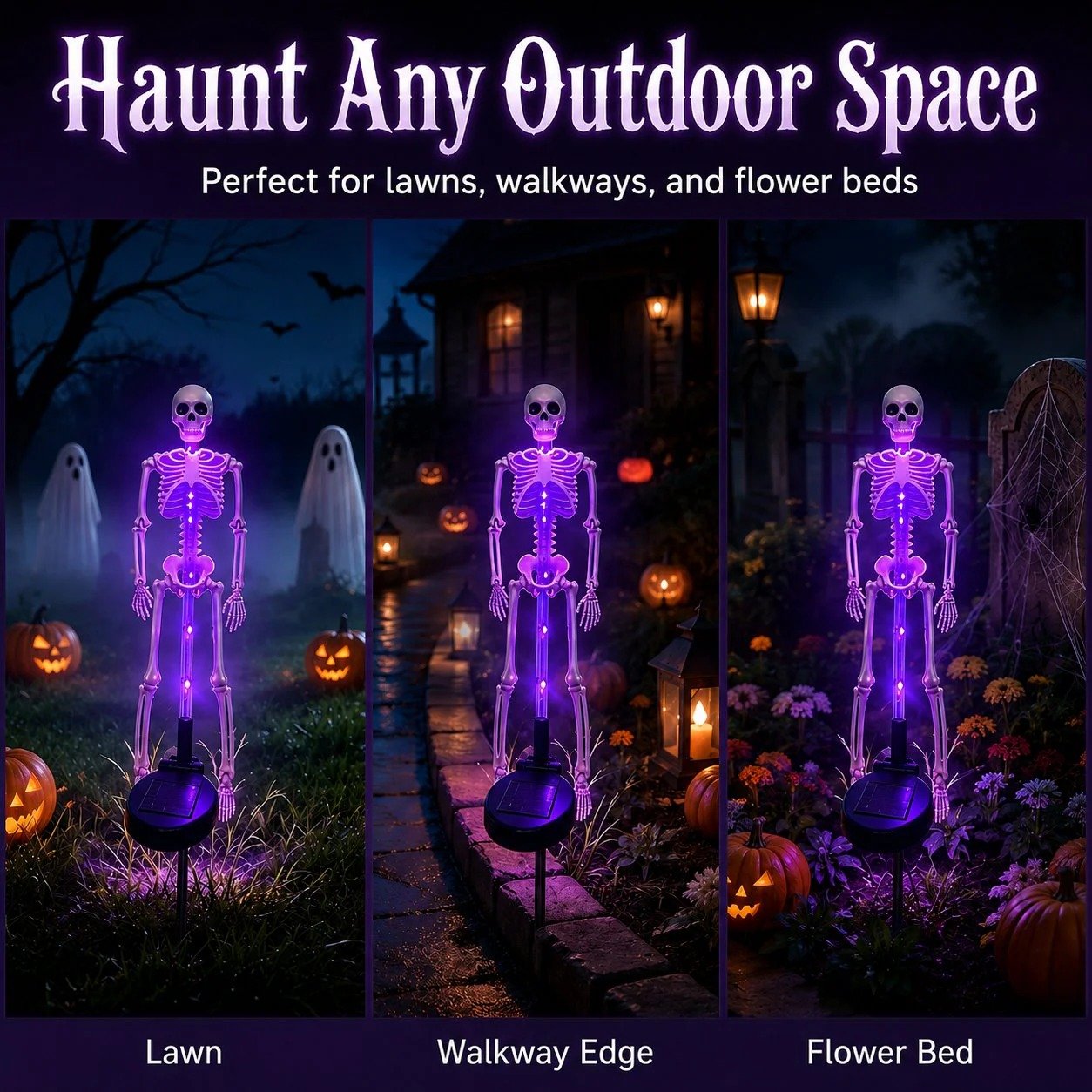 🔥Hot Sale - 49% OFF🎉Solar Skeleton YardStake