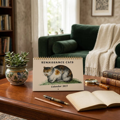 Ugly Cats In Renaissance Paintings 2027 Calendar