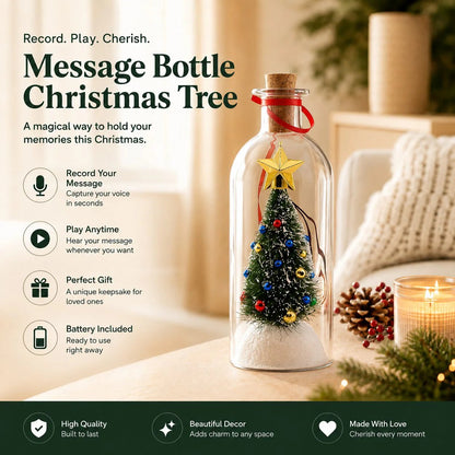 🎁🔥Mr. Christmas  Christmas Tree Message In A Bottle