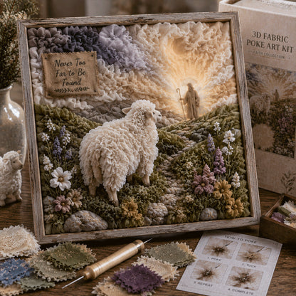 🔥50% Off Last Day🔥✝️ 3D Christian Fabric Poke Art Kit