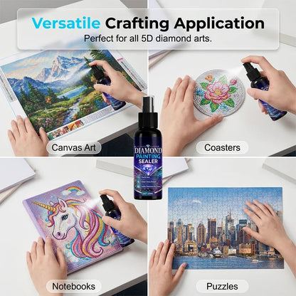 💎🌟Diamond art sealer – locks beads, glossy finish, dries fast & lasts.