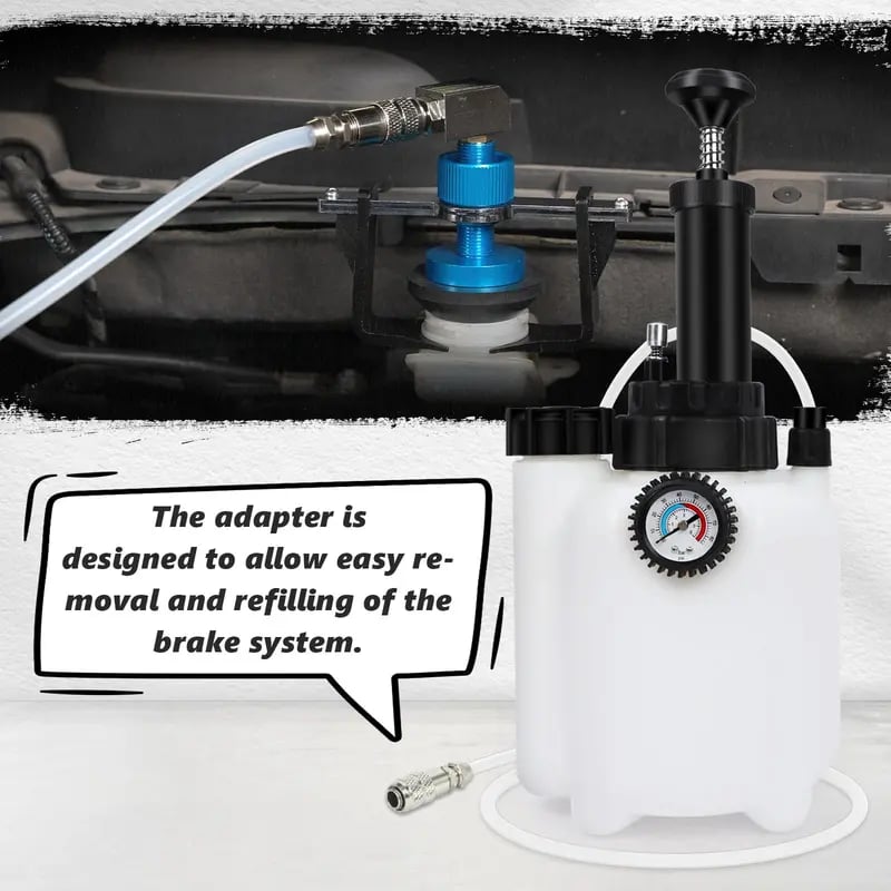🔩 Universal 58mm Master Cylinder Brake Bleeder Adapter Kit