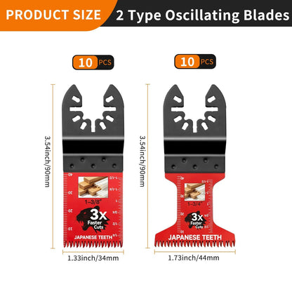 Professional Japanese Teeth Oscillating Multi-Tool Blades 🪚