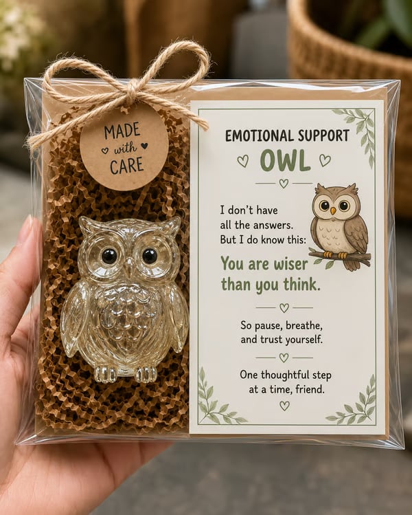 🦉 Owl Emotional Support Animal keepsake