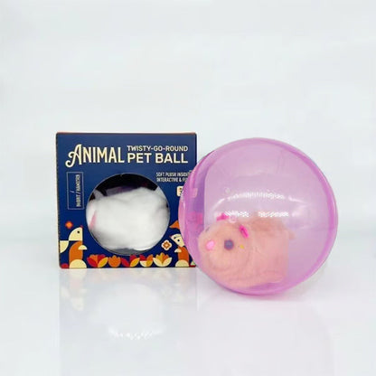 Auto-Rolling Ball with Mouse Hands-Free Play for Indoor Cats