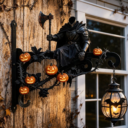 🔥HOT SALE🔥Halloween Decorative Wall Hook - Spooky Outdoor Metal Hanger For Porch & Garden Decor