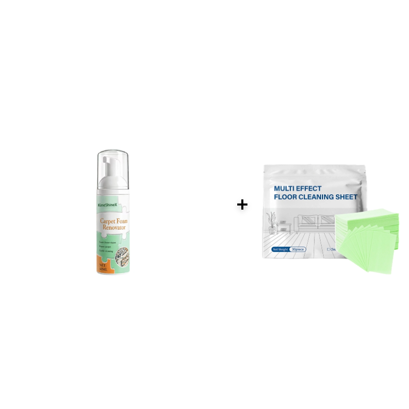 🔥Limited Time Promotion 50% OFF🔥Waterless Carpet Foam Stain Remover with Towel