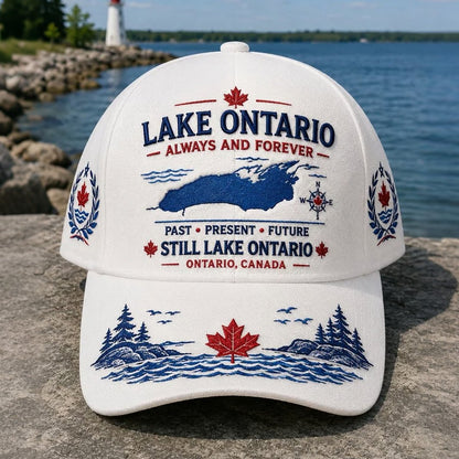 🔥LAST DAY 50% OFF - 🍁Lake Ontario · Always and Forever — The Cap That Carries Your Lake Story (🧢100% Cotton)