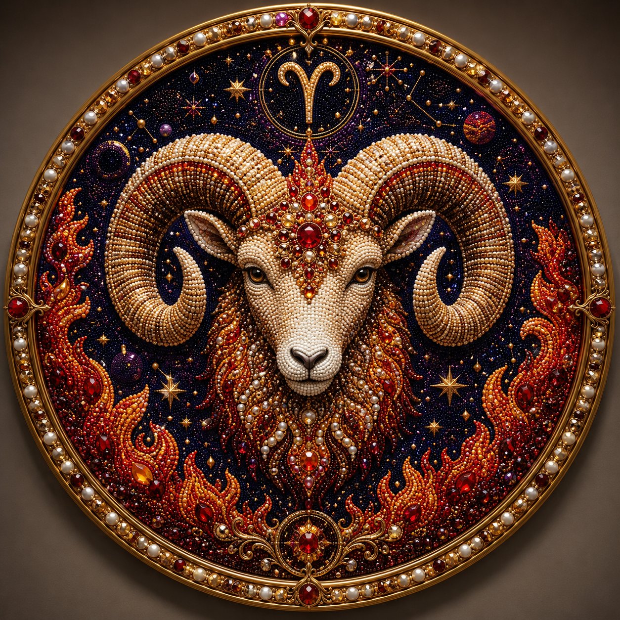 🔥LAST DAY 50% OFF - ♈12 Zodiac Signs Pearl Art Kit — The Perfect Personalized Gift for Astrology Lovers🌙