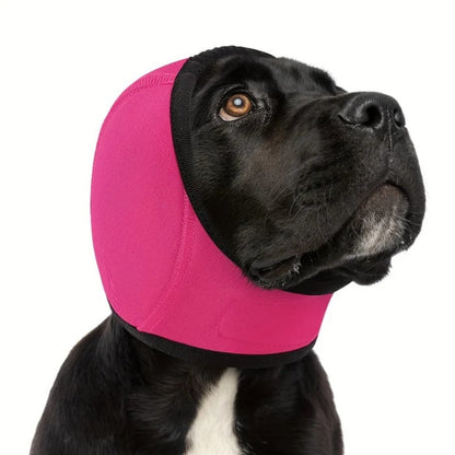 Dog Calming Ear Wraps 🐶 – Noise Cancelling & Waterproof Ear Cover for Anxiety Relief, Fireworks & Bath Protection 💧