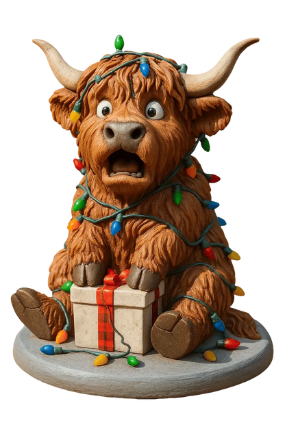 🎄 24 Days of Highland Cow Christmas Advent Calendar 2026 | 24 Unique 3D Cow Figures