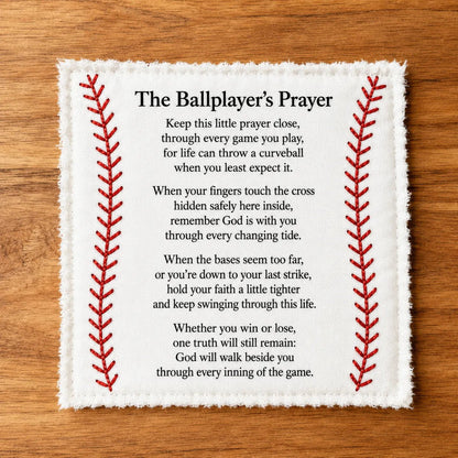 ⚾ Last Day 50% OFF - Baseball Prayer Pocket Quilt