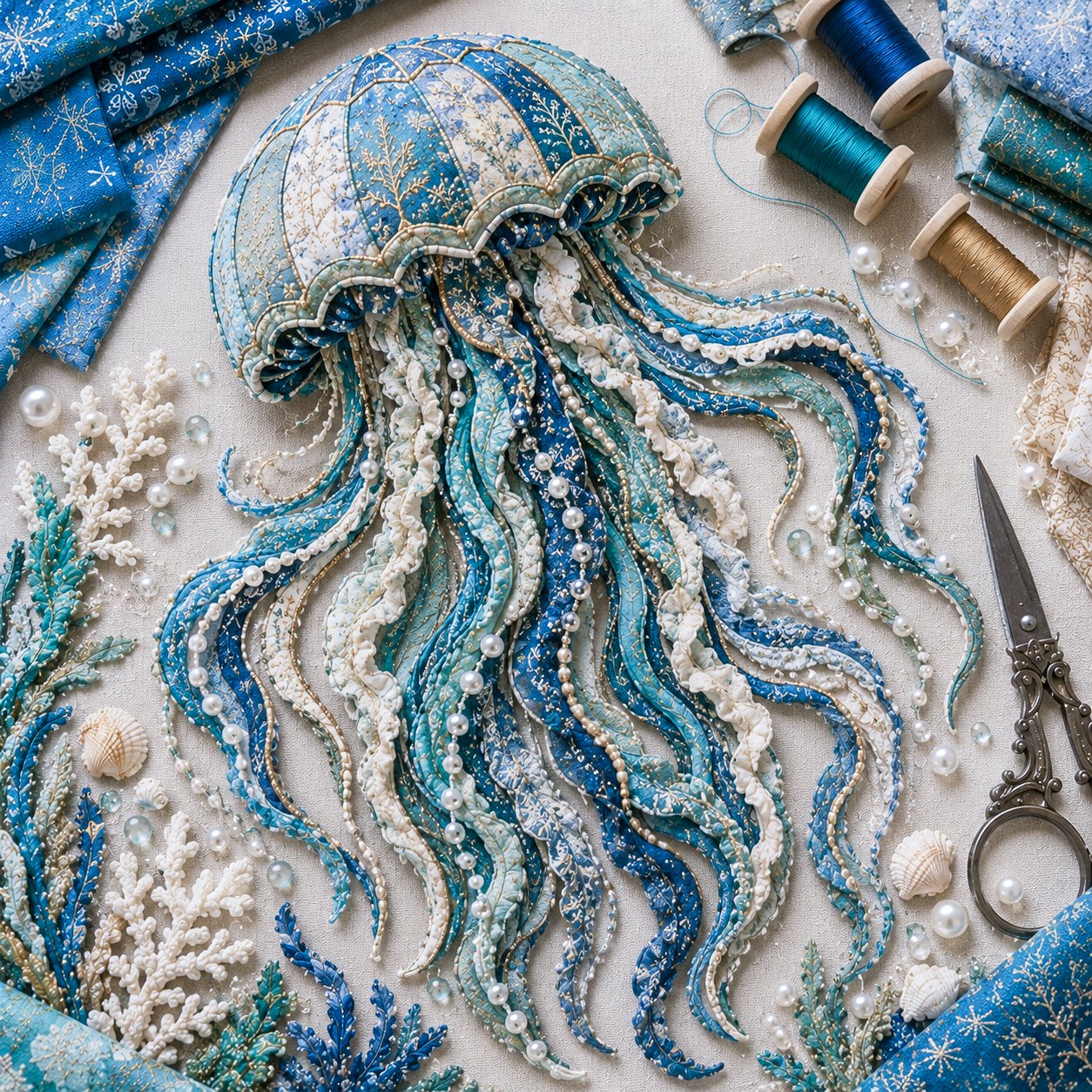 🔥LAST DAY 50% OFF - 🌊Ocean Patchwork DIY Kit