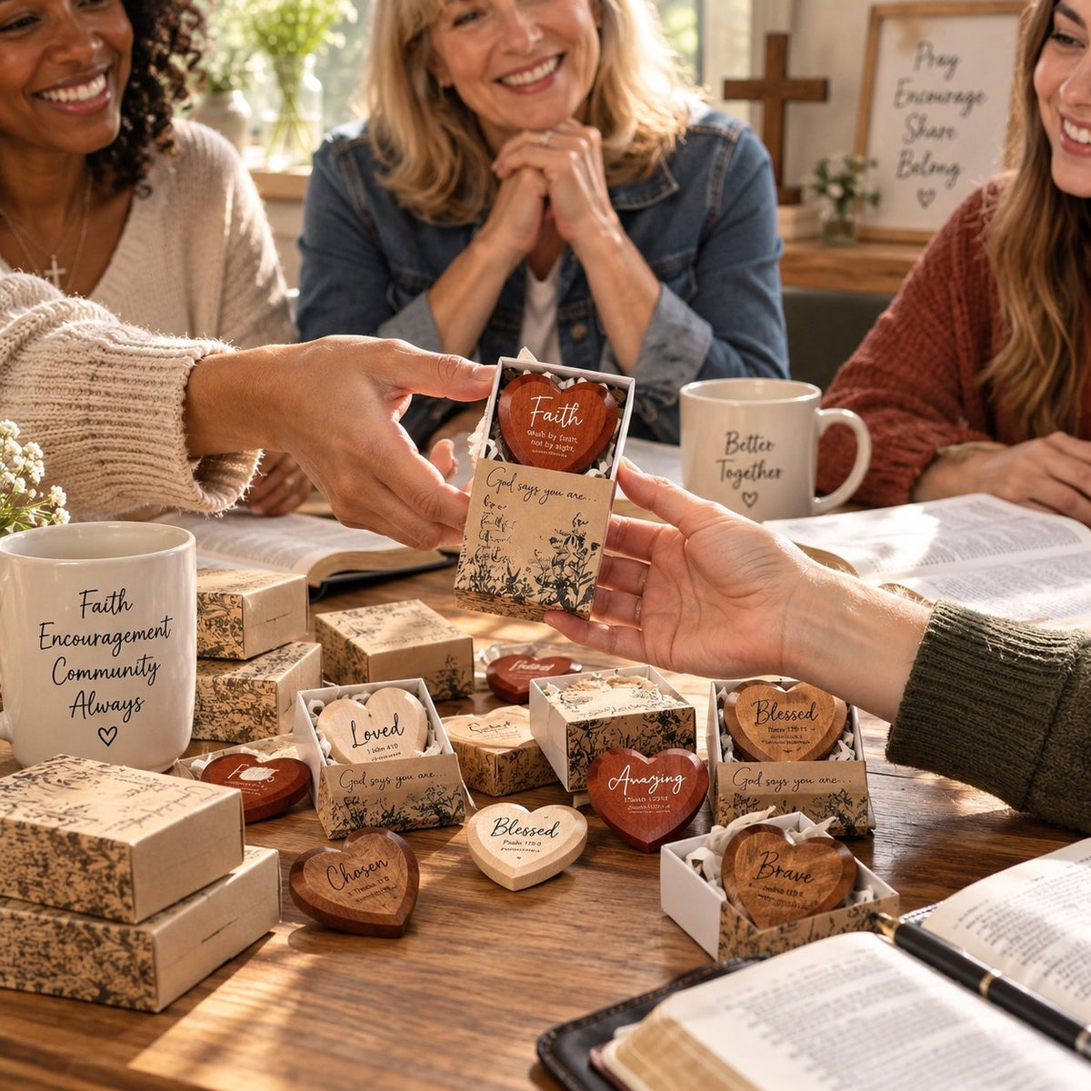 ⏳ Limited-time 49% OFF - ✝️🎁 Christian Pocket Heart Gift Set (Set of 12)