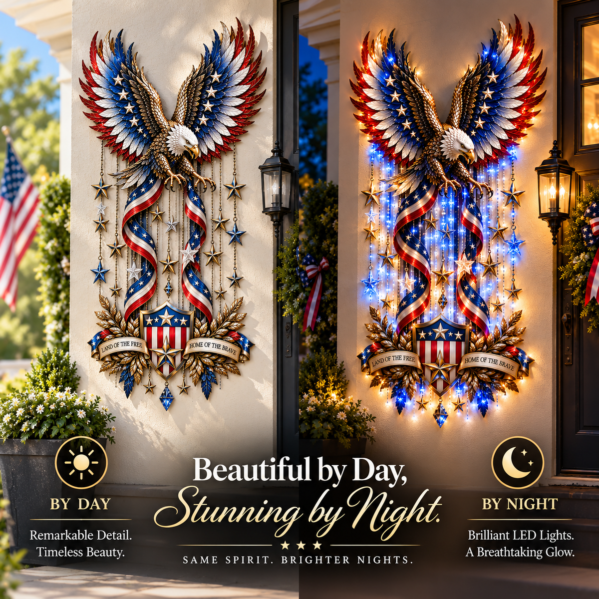 🦅American Glory Cascade™ - Let Freedom Light Your Home🏠