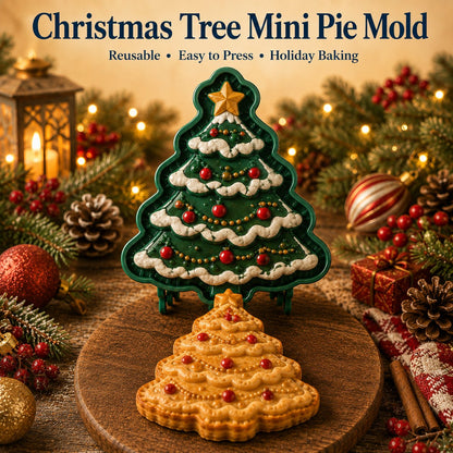⏳ Last Day 49% OFF – 🎄 9-Design Christmas Mini Pie Mold Collection | Reusable Embossed Molds for Shaping Detailed Santa, Snowman, Reindeer, Tree & Holiday Pies 🥧✨