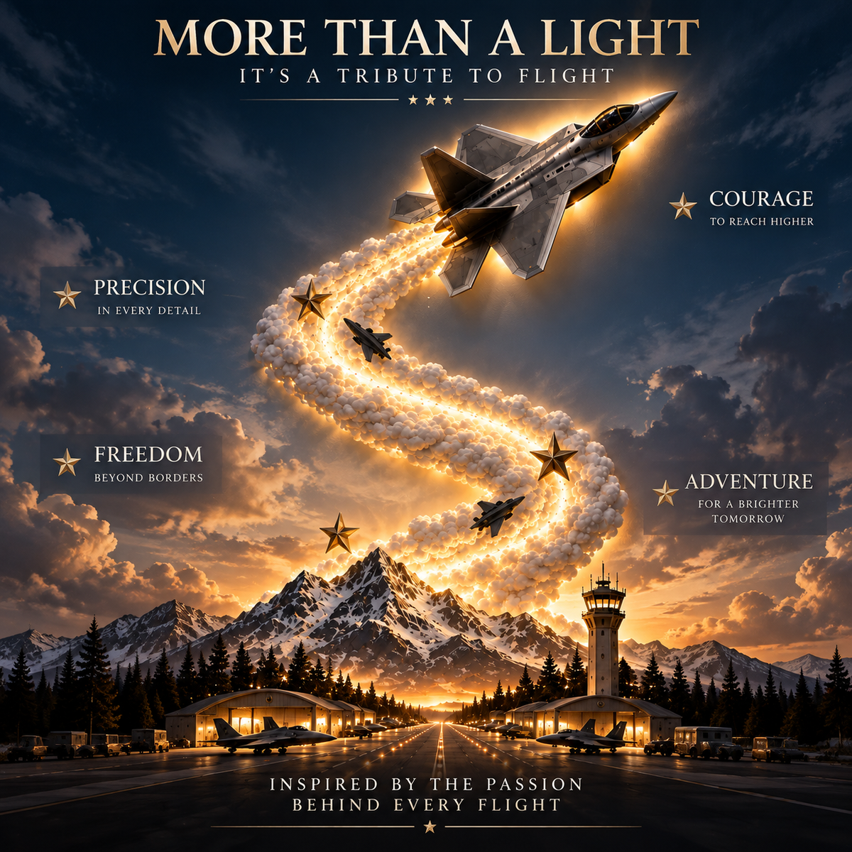 🔥 LAST DAY 49% OFF 🔥 Fighter Jet LED Wall Art – Bring The Spirit Of Flight Home ✈️