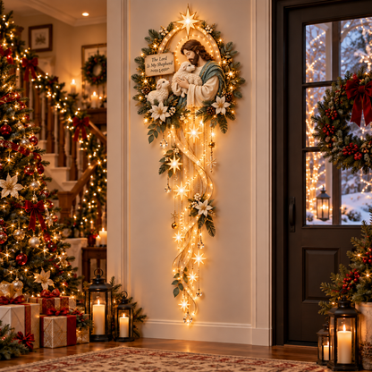 🔥Hot Sale 50% OFF -🌟 Nativity Starfall Wall Light – A Meaningful Christmas Glow