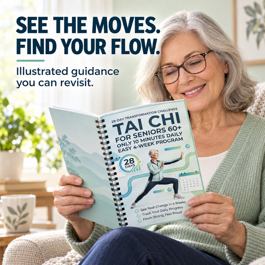 ☯️ 28-Day Tai Chi Practice Book for Beginners and Seniors