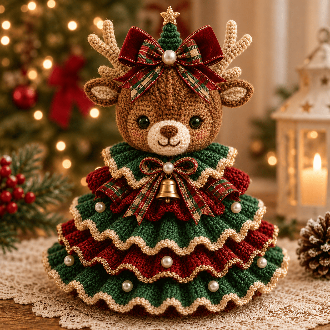 🔥LAST DAY 50% OFF - 🎄Crochet Animal Christmas Tree DIY Kit – Stitch a Little Christmas Magic
