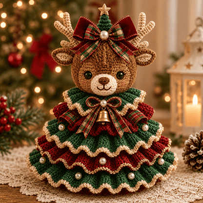 🔥LAST DAY 50% OFF - 🎄Crochet Animal Christmas Tree DIY Kit – Stitch a Little Christmas Magic