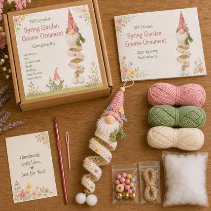 🔥49% OFF🎄 DIY Crochet Gnome Ornament Collection📦Limited Stock🎁