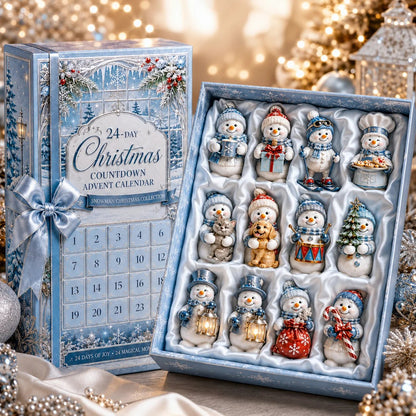 🔥🎄 24-Day Christmas Countdown Advent Calendar – Snowman Christmas Series