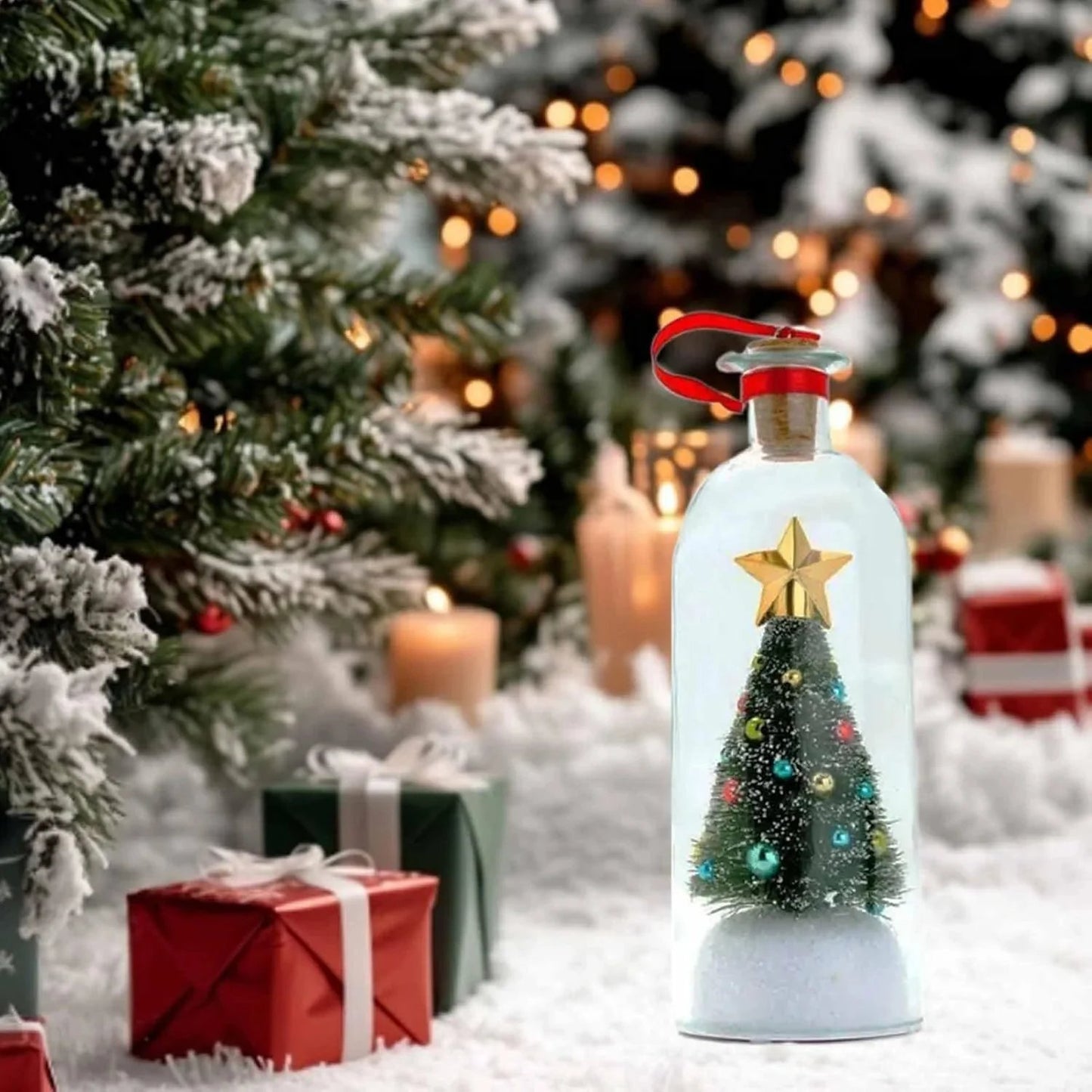 🎁🔥Mr. Christmas  Christmas Tree Message In A Bottle