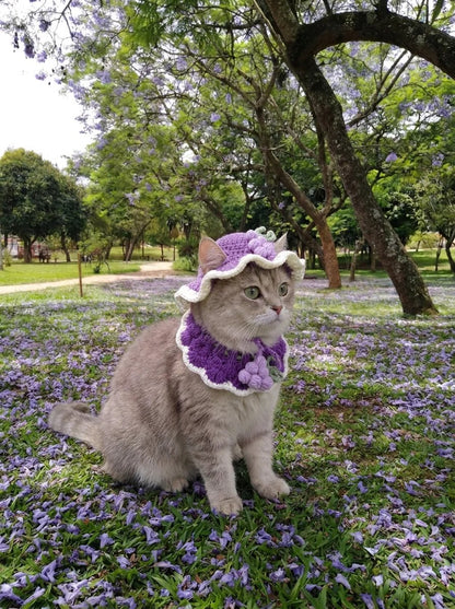🐱 Handmade Crochet Kitty Hat - Turn your furry little roommate into the star of every photo