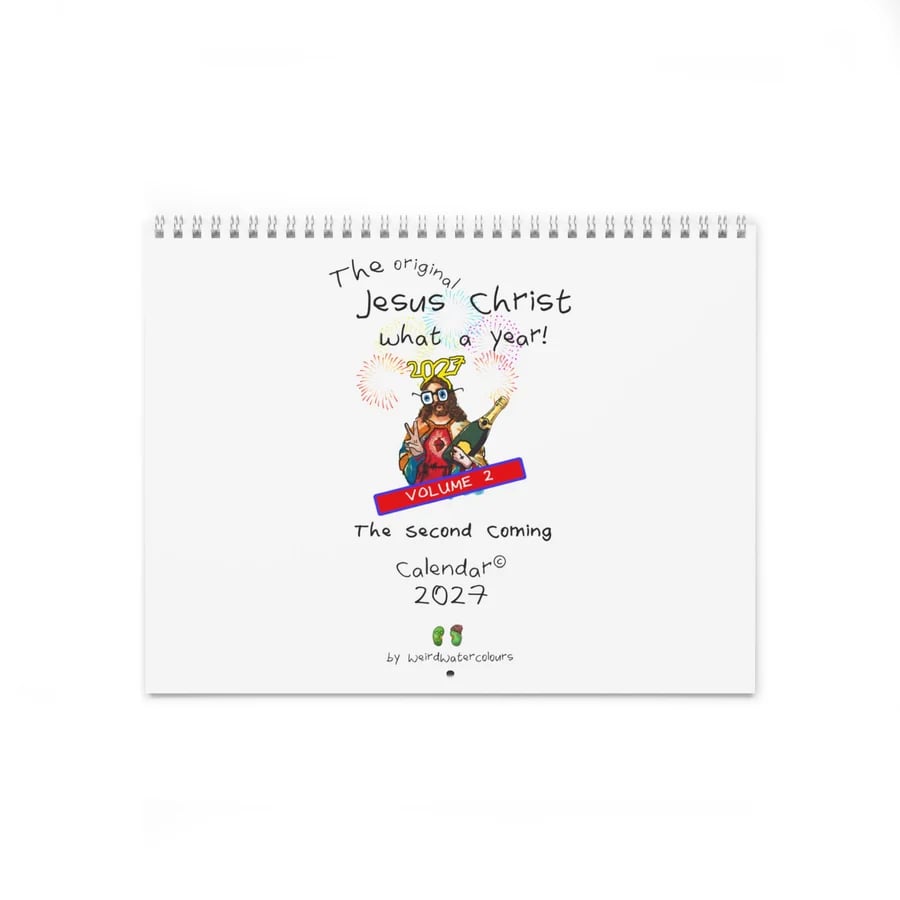 ✝️ Jesus Christ, What A Year! 2027 Funny Christian Calendar 😂