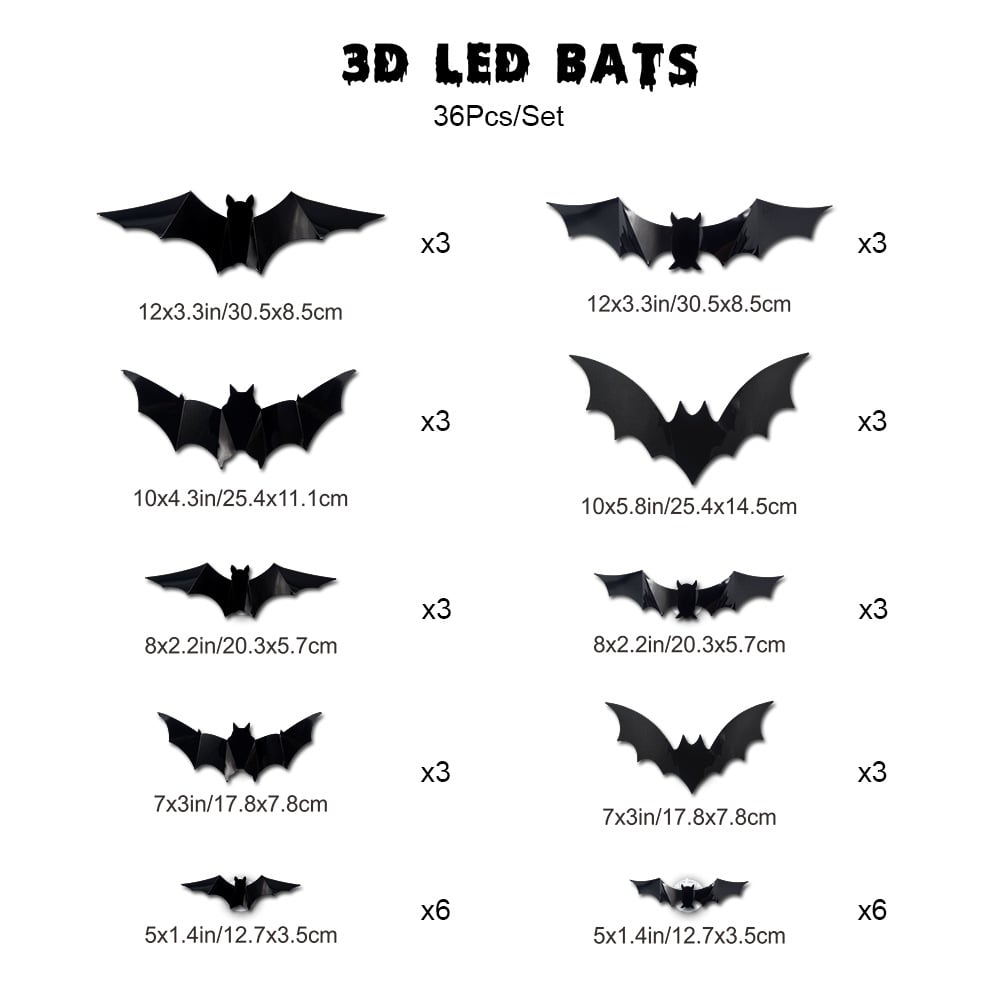 🔥Bats（36pcs - $0.97/pcs）