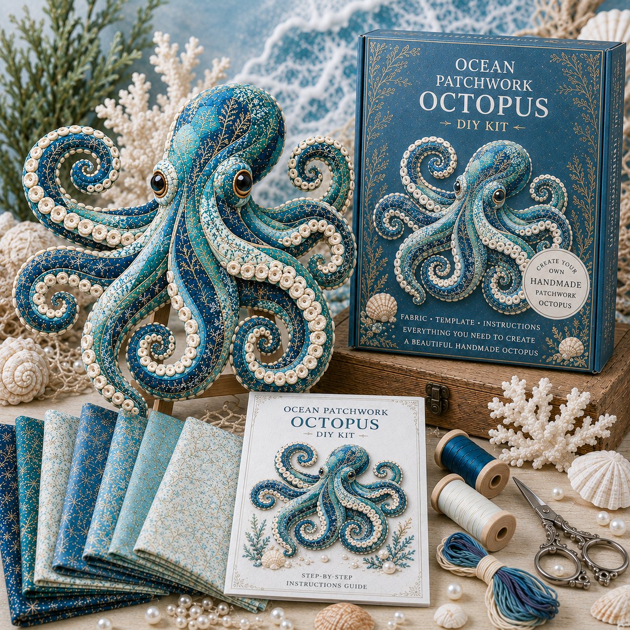 🔥LAST DAY 50% OFF - 🌊Ocean Patchwork DIY Kit